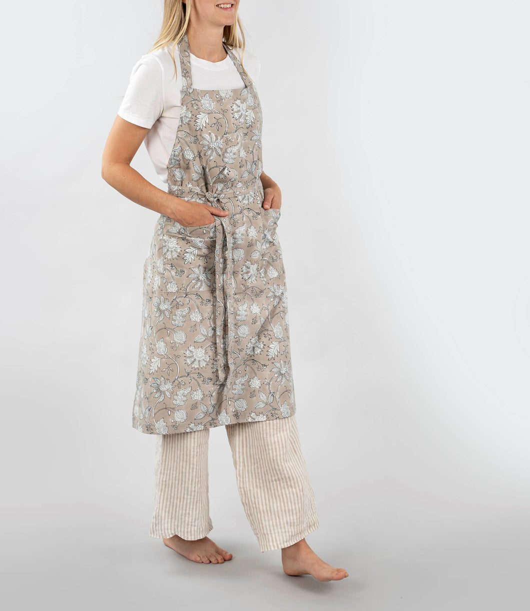 Tierra Block Print Apron