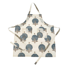 Load image into Gallery viewer, Flora Block Print Apron
