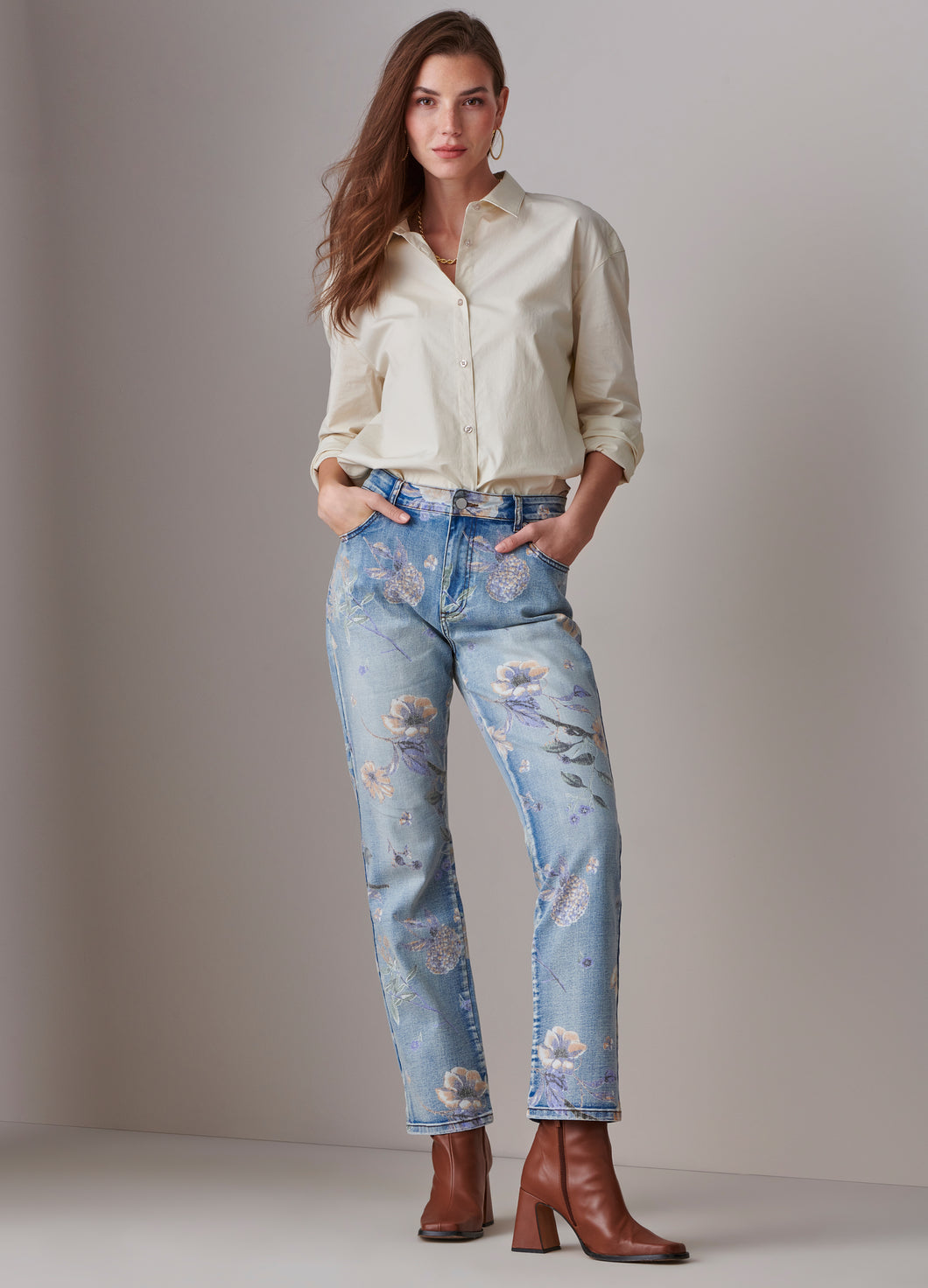 Garden Floral Denim