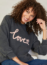 Load image into Gallery viewer, Chenille Graphic Sweatshirt - Love
