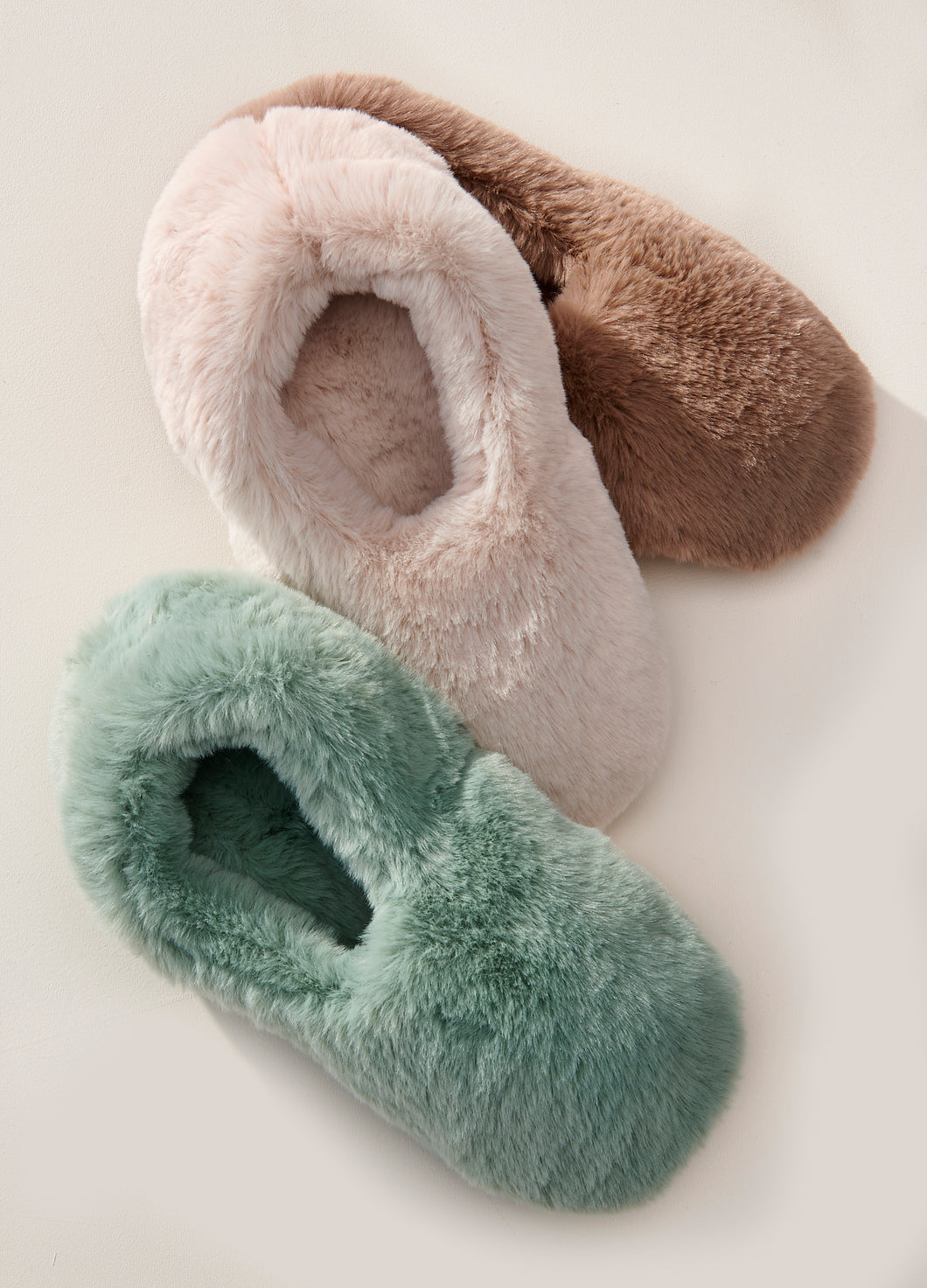 Cozy Faux Fur Pull-on Slipper