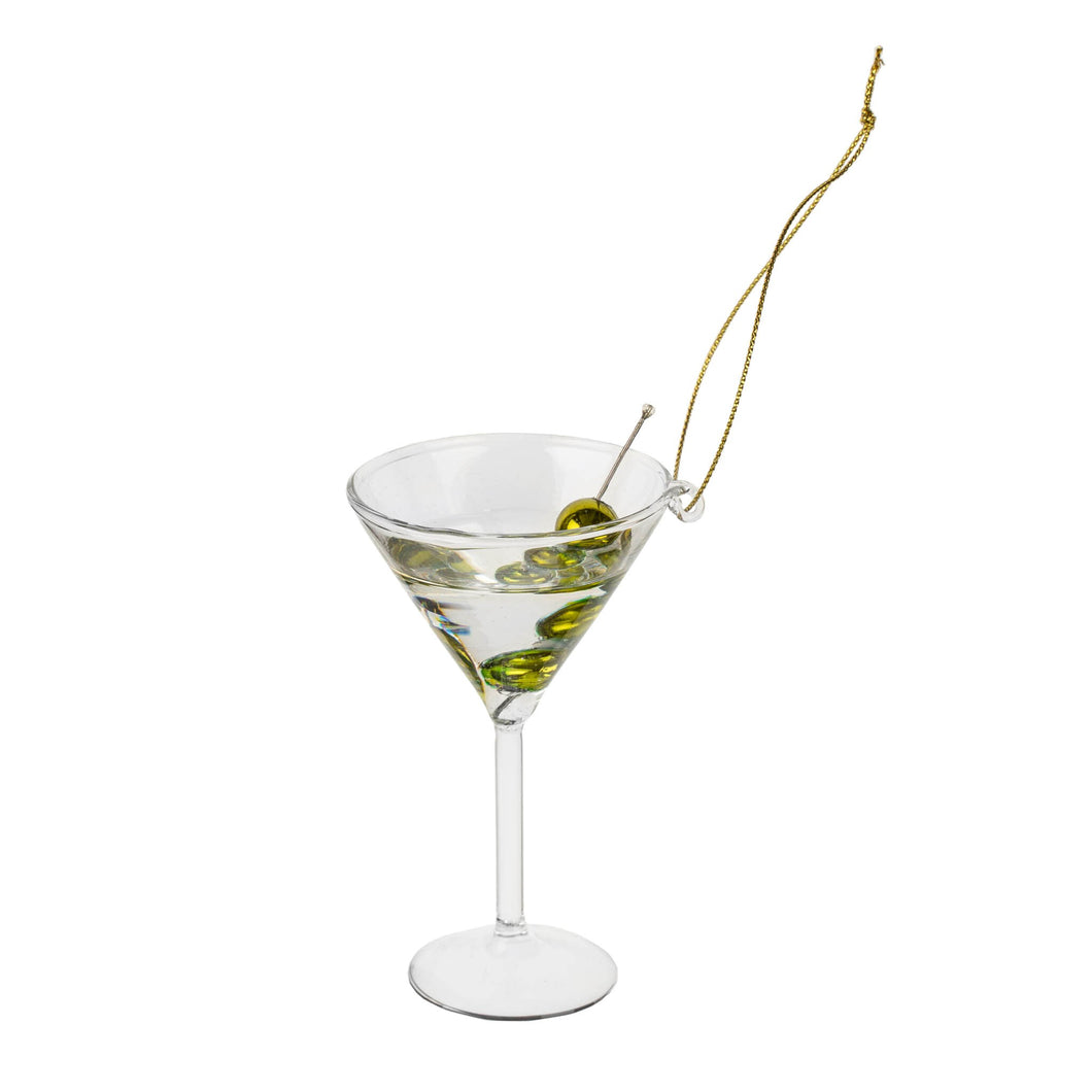 Christmas Cocktails - Dirty Martini Ornament