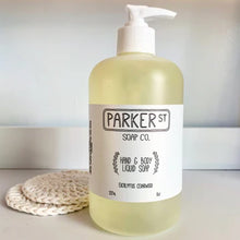 Load image into Gallery viewer, Parker Street Hand &amp; Body Liquid Soap - Eucalyptus Cedarwood
