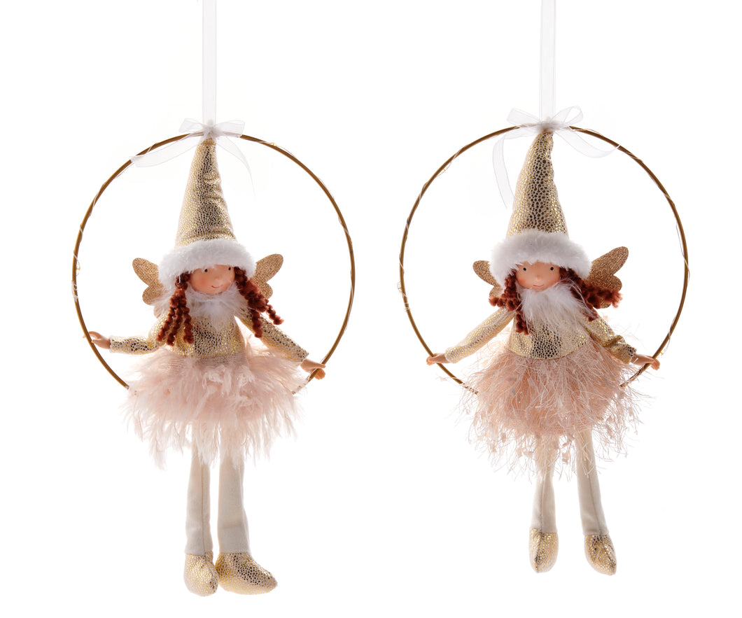 LED Angel Plush Ornament