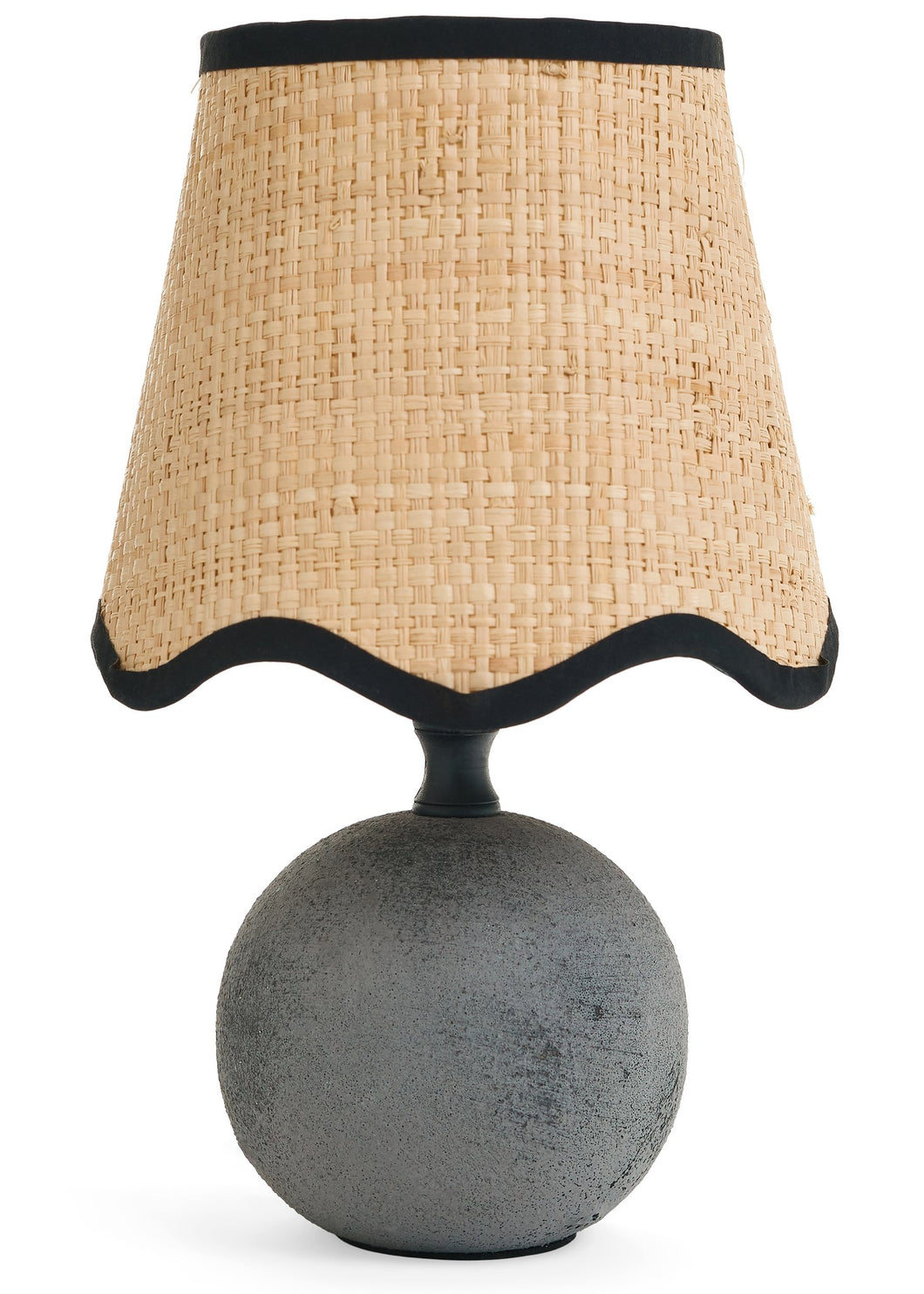 Table Lamp Cera Base/Curvy Edge - Grey