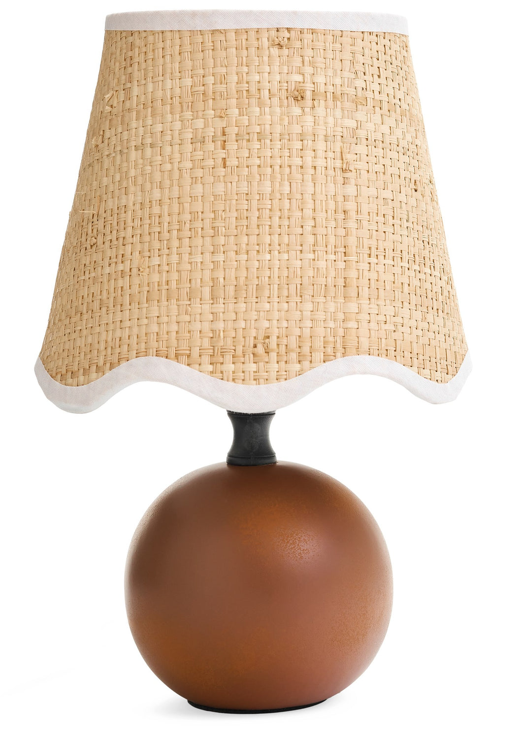 Table Lamp Cera Base/Curvy Edge - Rust