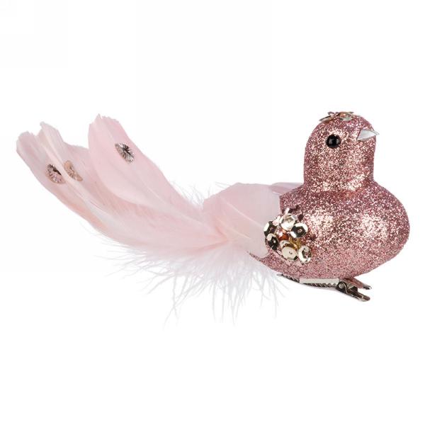 Pink Glitter Bird