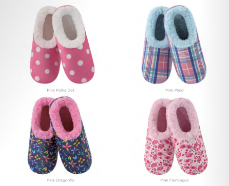 Pretty In Pink Women's Snoozie Slipper