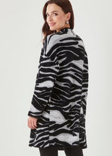 Load image into Gallery viewer, Luxe Zebra Cardigan
