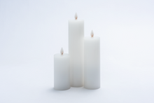 Load image into Gallery viewer, Luxury Lite White Wax LED Pillar Candle
