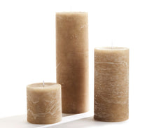 Load image into Gallery viewer, Rustic Pillar Candle - 3x6 - Beige
