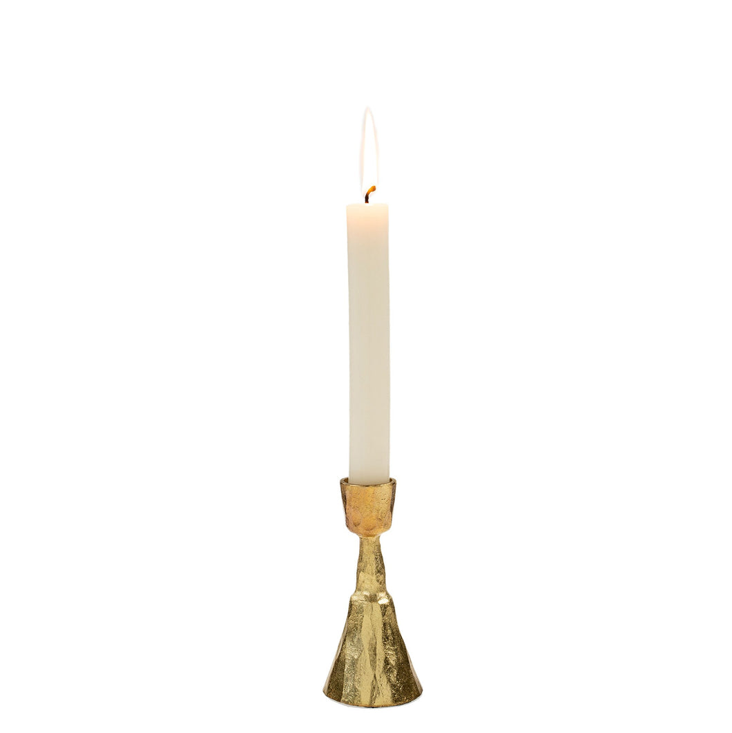 Zora Forged Candlestick Gold - Medium