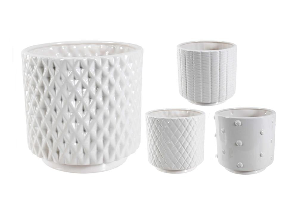 Mikonos White Planter - Small