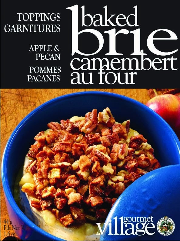 Gourmet Baked Brie - Apple & Pecan